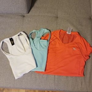 Bundle of workout shirts.